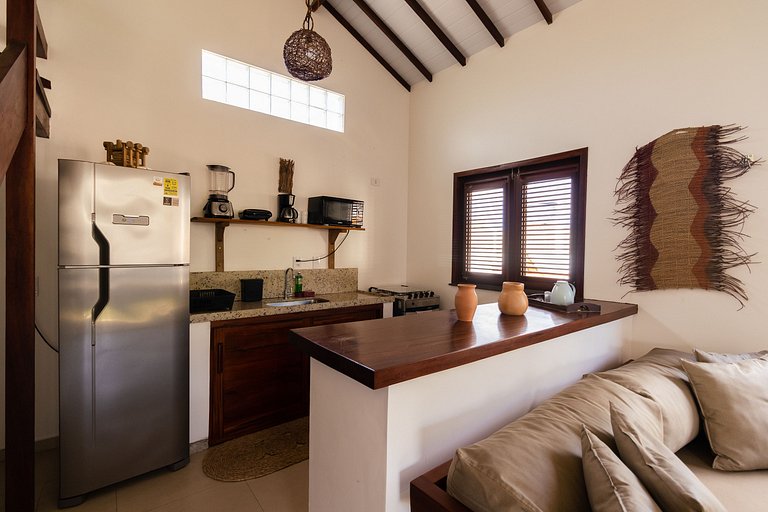 Área tranquila, 600m da praia, até 12 pessoas