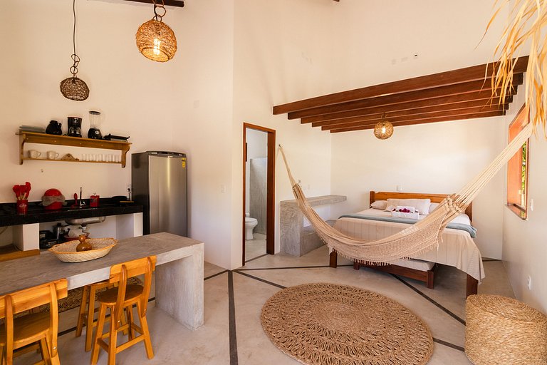 Área tranquila, 600m da praia, até 12 pessoas