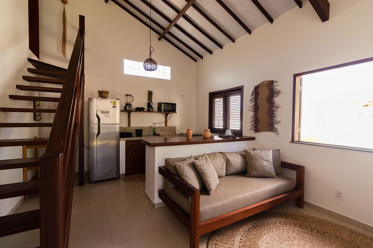 Área tranquila, 600m da praia, até 12 pessoas