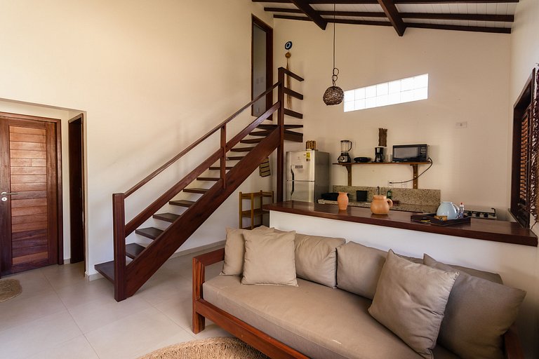 Área tranquila, 600m da praia, até 12 pessoas