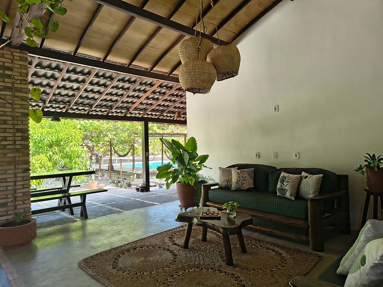 Casa aconchegante e tranquila em BG para até 18 pessoas