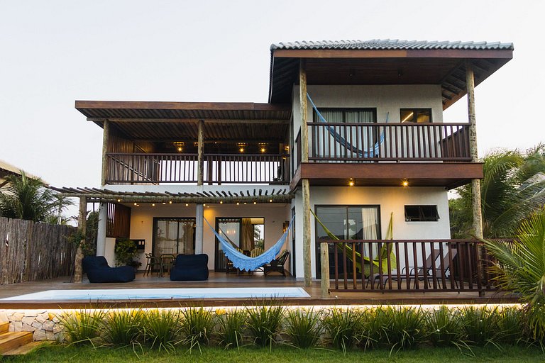 Casa aconchegante vista mar na Barrinha até 7 p