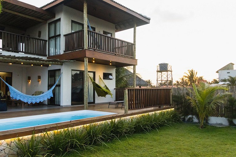 Casa aconchegante vista mar na Barrinha até 7 p
