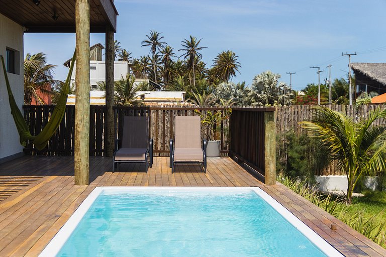 Casa aconchegante vista mar na Barrinha até 7 p