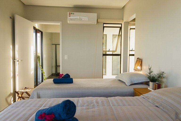 Casa aconchegante vista mar na Barrinha até 7 p