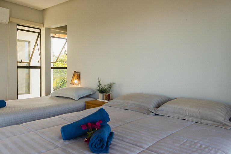Casa aconchegante vista mar na Barrinha até 7 p