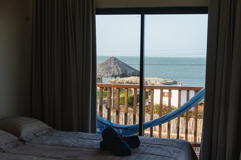Casa aconchegante vista mar na Barrinha até 7 p