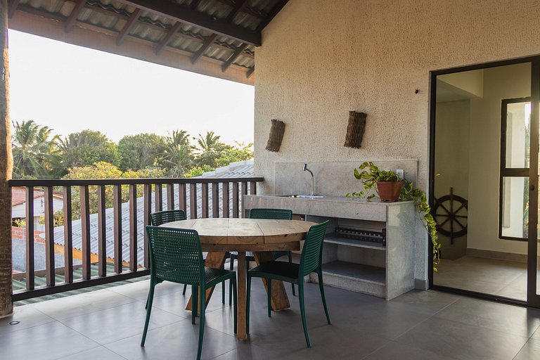 Casa aconchegante vista mar na Barrinha até 7 p