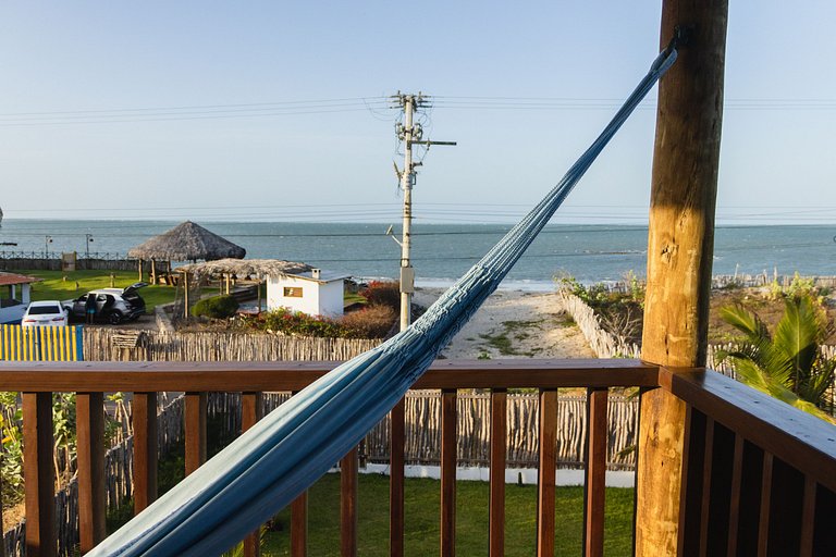Casa aconchegante vista mar na Barrinha até 7 p