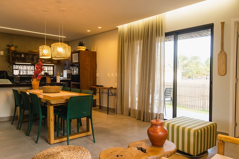 Casa aconchegante vista mar na Barrinha até 7 p