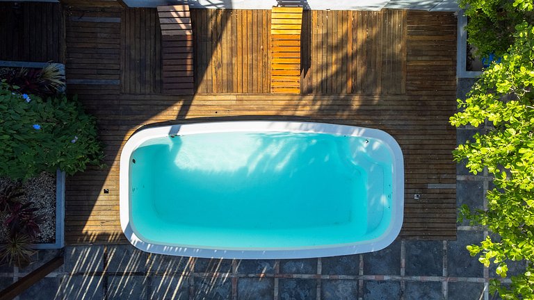 Casa para até 10 pessoas a 600m da praia