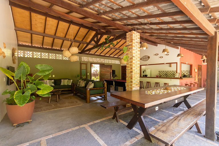 Casa aconchegante e tranquila em BG para até 18 pessoas