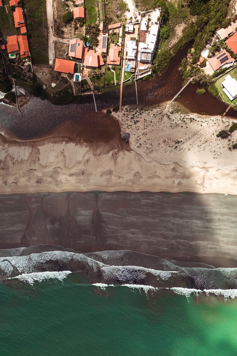 Casa à beira-mar no Coqueiro, Piauí, até 12 pes