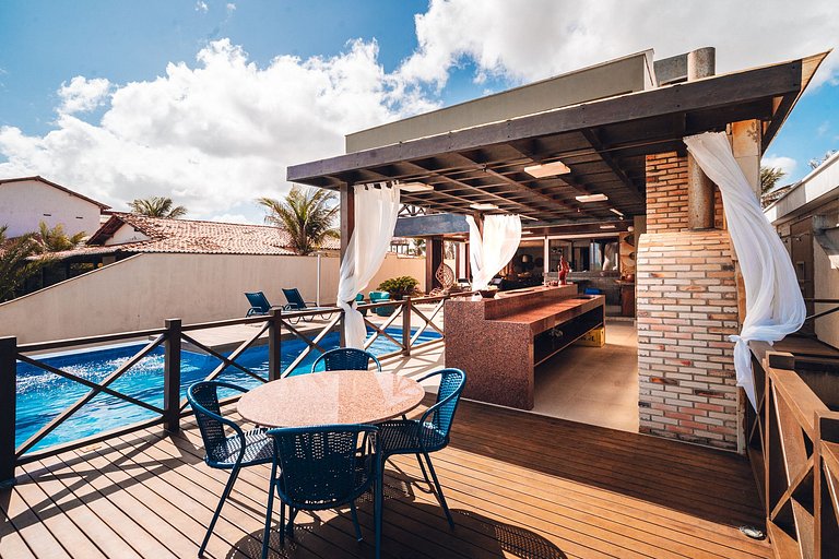 Casa à beira-mar no Coqueiro, Piauí, até 12 pes