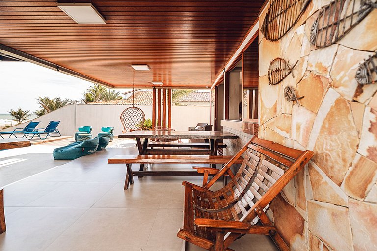 Casa à beira-mar no Coqueiro, Piauí, até 12 pes