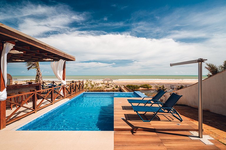Casa à beira-mar no Coqueiro, Piauí, até 12 pes