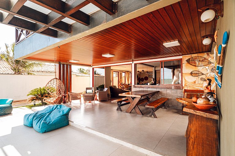 Casa à beira-mar no Coqueiro, Piauí, até 12 pes