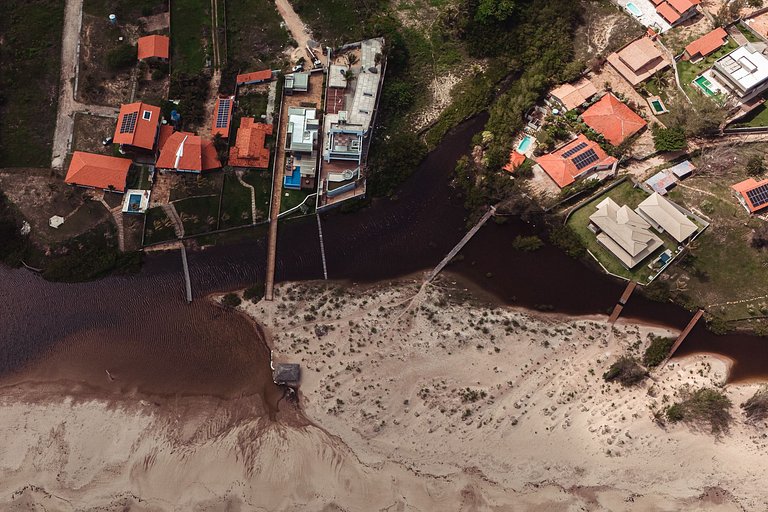 Casa à beira-mar no Coqueiro, Piauí, até 12 pes