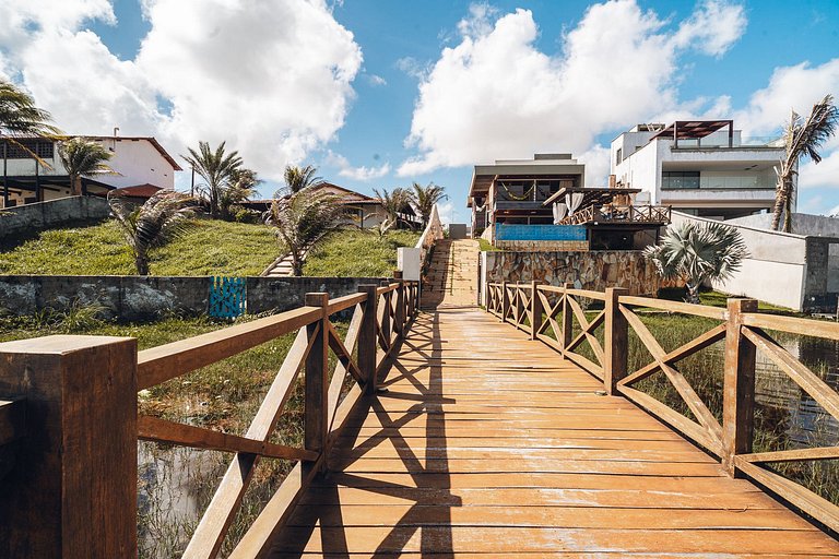 Casa à beira-mar no Coqueiro, Piauí, até 12 pes