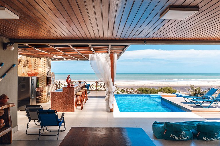 Casa à beira-mar no Coqueiro, Piauí, até 12 pes