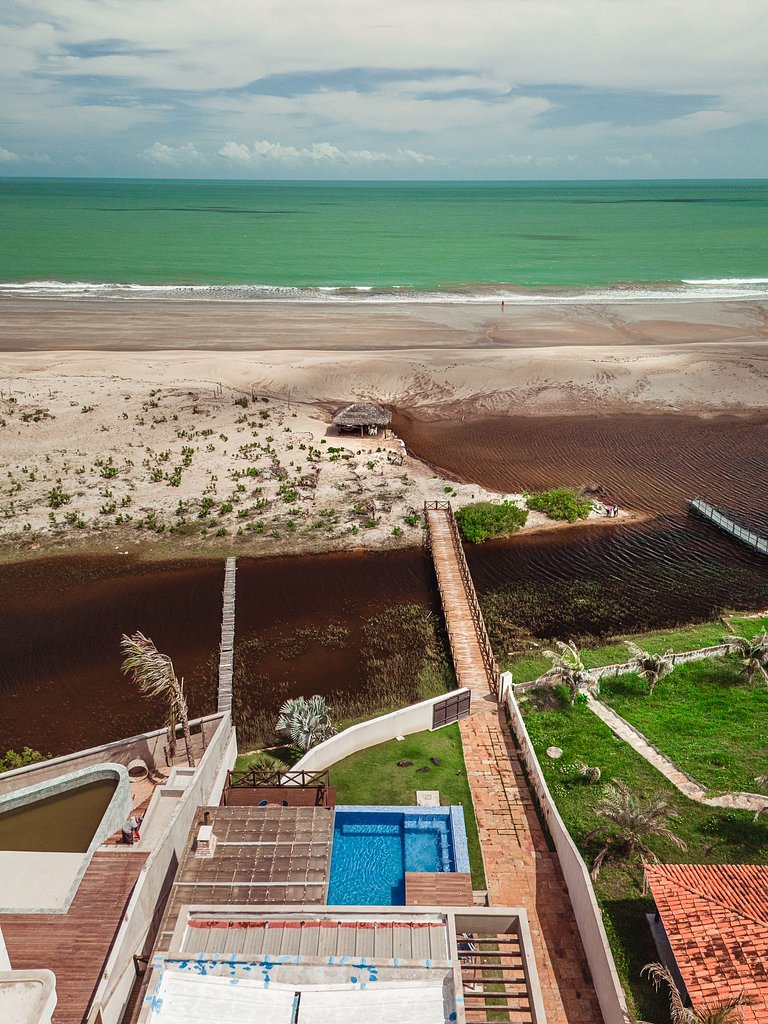 Casa à beira-mar no Coqueiro, Piauí, até 12 pes
