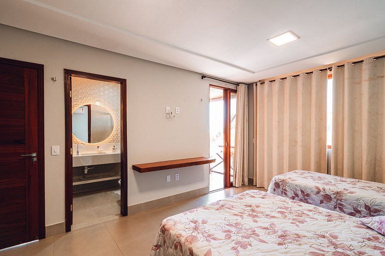 Casa à beira-mar no Coqueiro, Piauí, até 12 pes